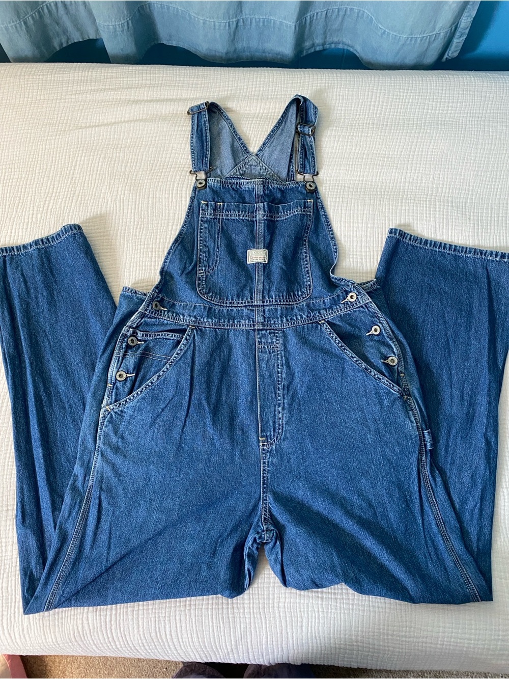 Old Navy Blue Denim Women's Overalls